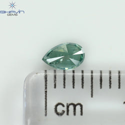 0.18 Pear Shape Natural Diamond Blue Color I1 Clarity (4.56 MM)