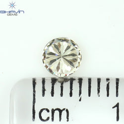 0.30 CT Round Shape Natural Loose Diamond White (J) Color VS1 Clarity (4.32 MM)