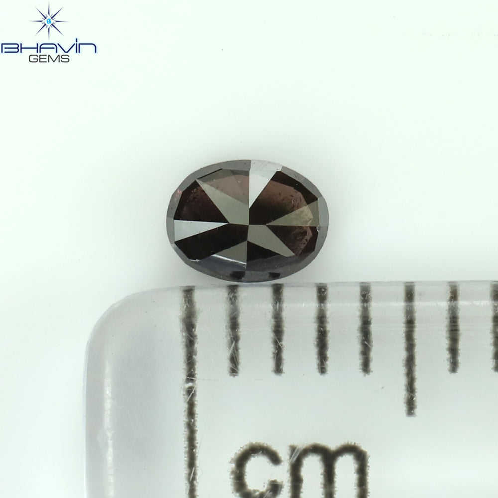 0.15 CT Oval Shape Natural Diamond Pink Color I3 Clarity (3.72 MM)
