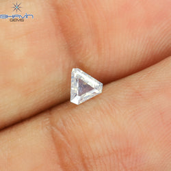 0.22 CT Shield Shape Natural Diamond White Color SI2 Clarity (4.17 MM)