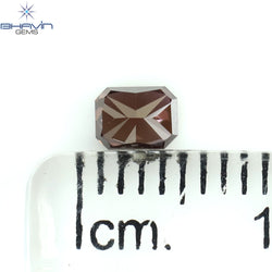 0.27 CT Radiant Diamond Pink Color Natural Diamond Clarity VS1 (4.05 MM)
