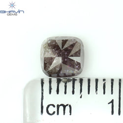 1.11 CT Cushion Shape Natural Diamond Pink Color I3 Clarity (5.75 MM)