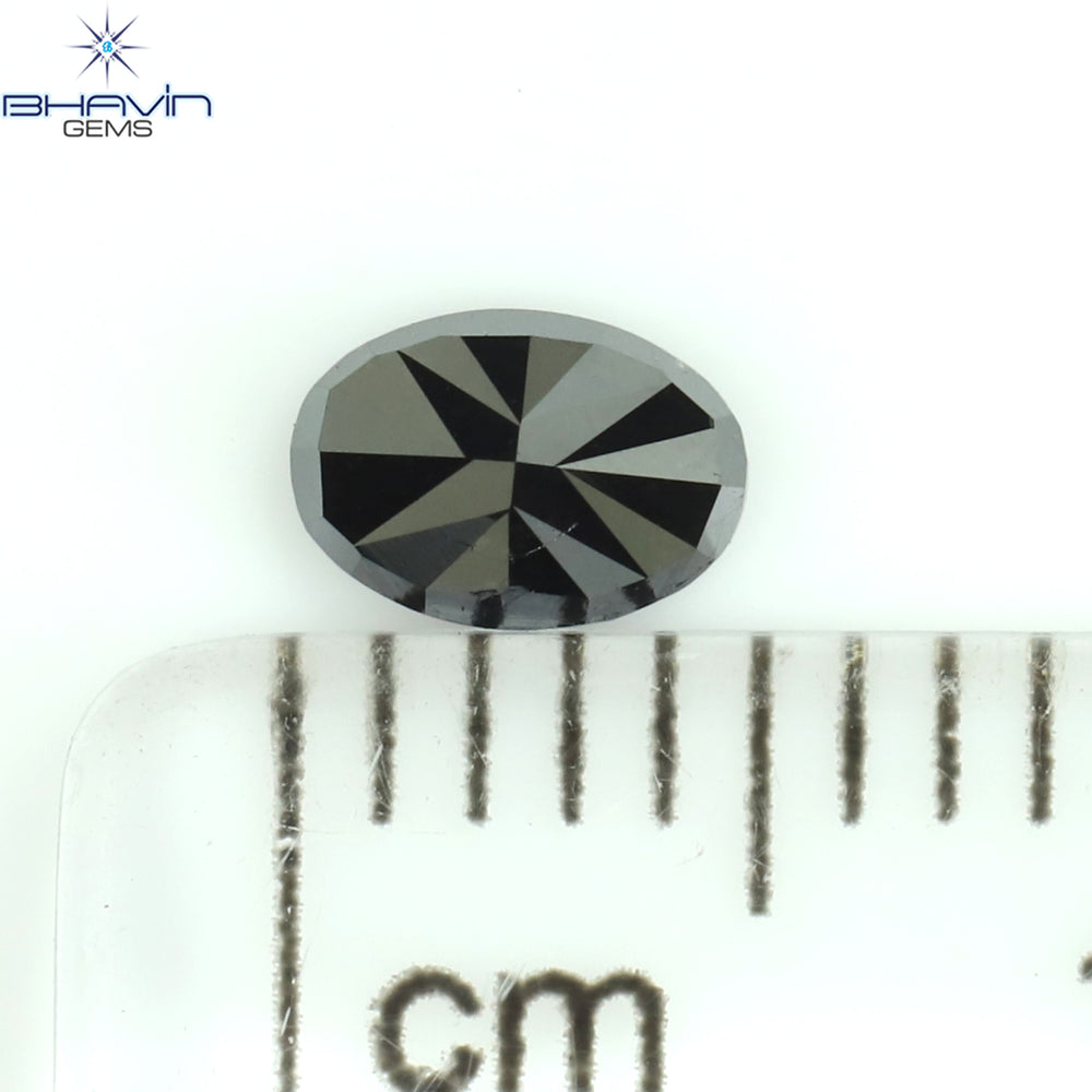 0.36 CT Cushion Diamond Natural Diamond Black Diamond Clarity I3 (4.87 MM)