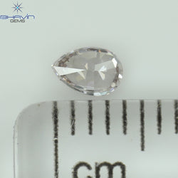 0.17 CT Pear Shape Natural Diamond Pink Color VS2 Clarity (4.20 MM)