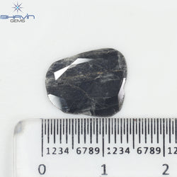 1.78 CT Slice Shape Natural Diamond Brown Color I3 Clarity (13.00 MM)