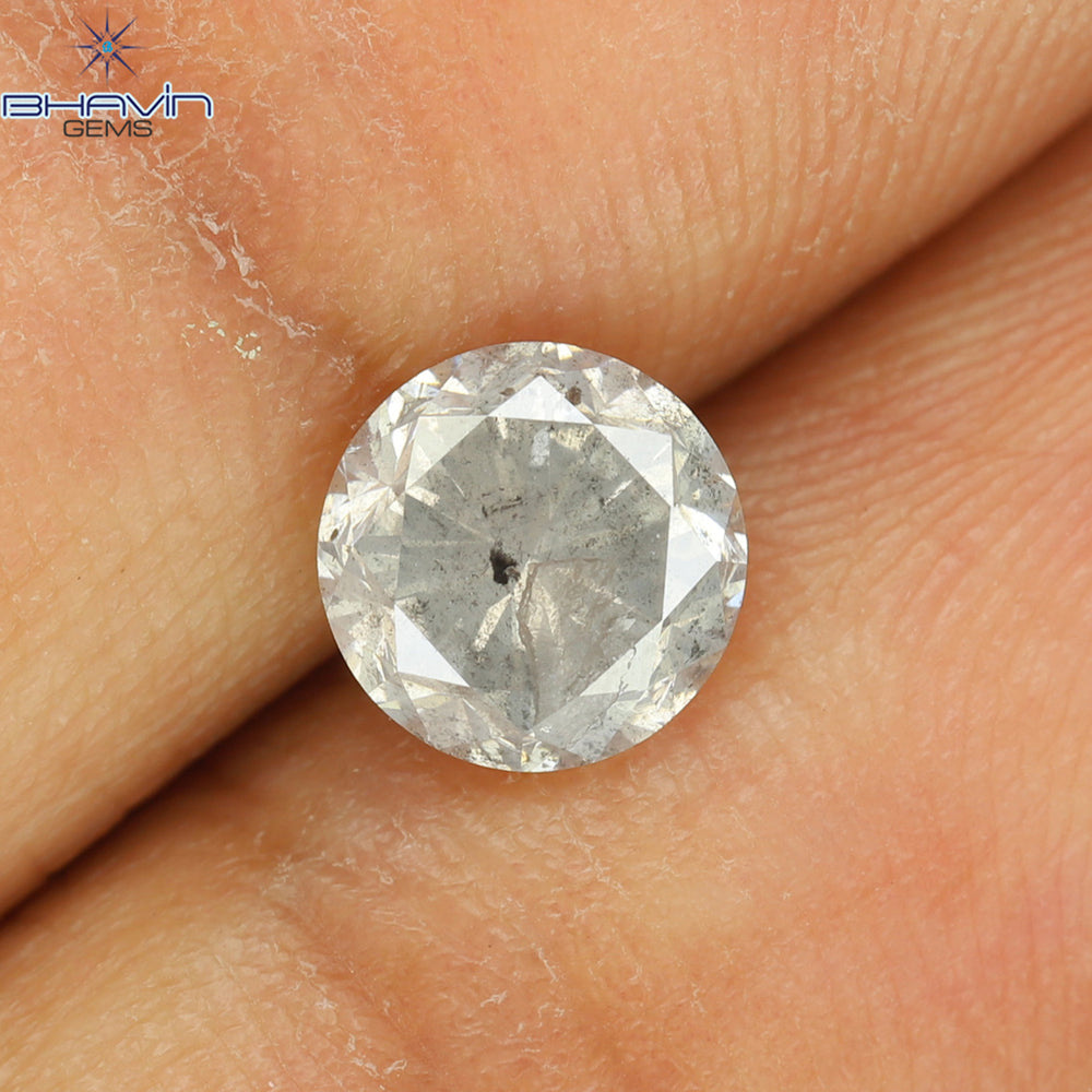 1.00 CT Round Shape Natural Loose Diamond White Color I3 Clarity (5.95 MM)