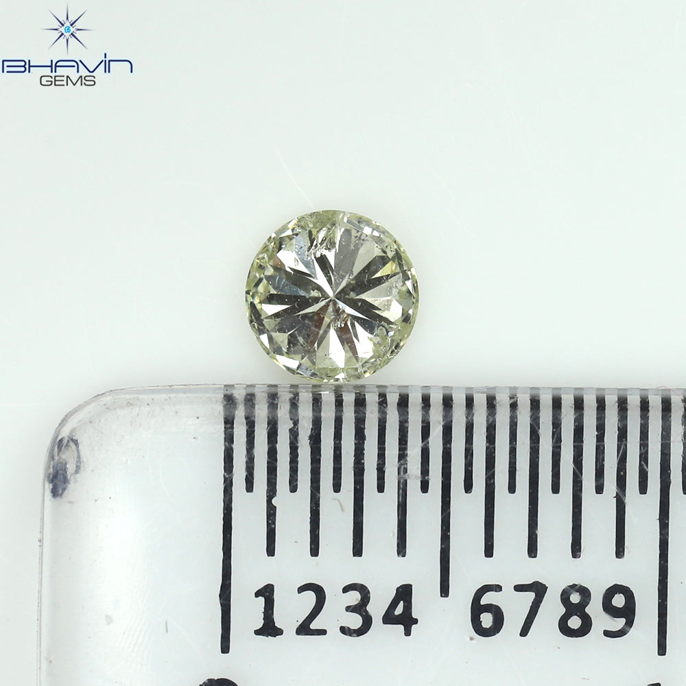 0.25 CT Round Shape Natural Loose Diamond White(K)  Color I1 Clarity (3.93 MM)