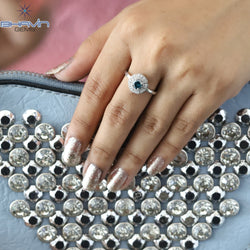 Round Shape Diamond Engagement Ring And Wedding Diamond Ring