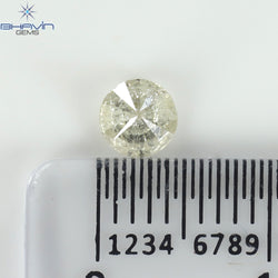 0.37 CT Round Shape Natural Loose Diamond White Color I3 Clarity (4.62 MM)
