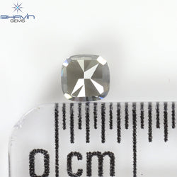 0.21 CT Cushion Shape Natural Diamond Gray Color VS1 Clarity (3.22 MM)