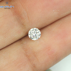 0.27 CT Round Shape Natural Loose Diamond White(H) Color I1 Clarity (3.84 MM)