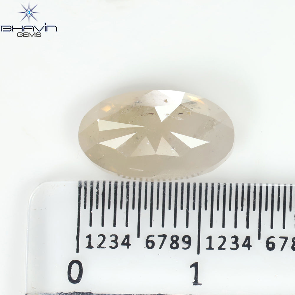4.68 CT Oval Shape Natural Diamond White Color I2 Clarity (14.00 MM)