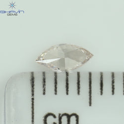 0.14 CT Marquise Shape Natural Diamond Pink Color VS2 Clarity (5.15 MM)