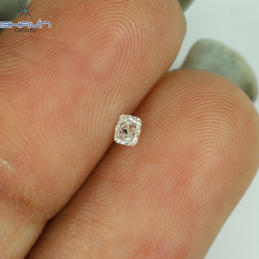 0.07 CT Cushion Shape Natural Diamond White Color VS2 Clarity (2.65 MM)