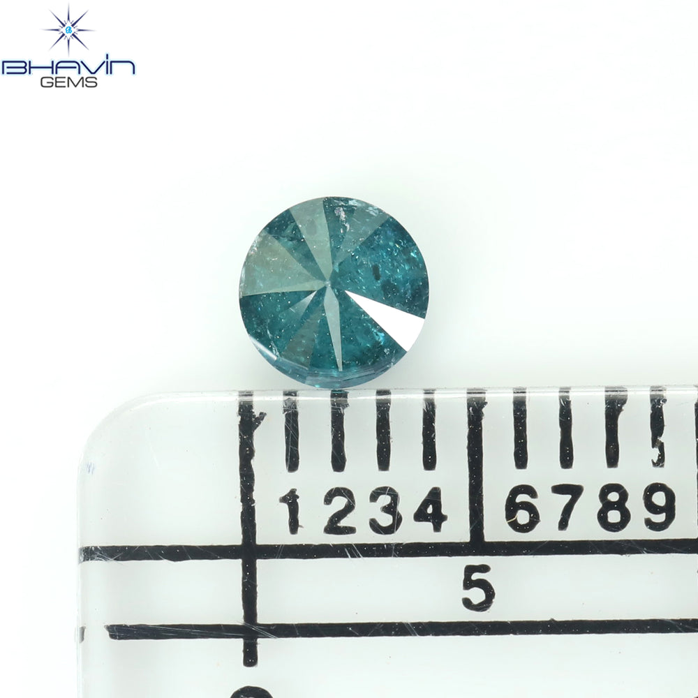0.27 CT Round Diamond Natural Loose Diamond Blue Color I3 Clarity (4.18 MM)