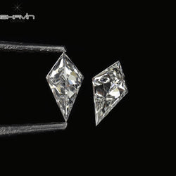 0.20 CT/2 Pcs Kite Shape White (G+) Color Natural Loose Diamond VS Clarity (5.00 MM)