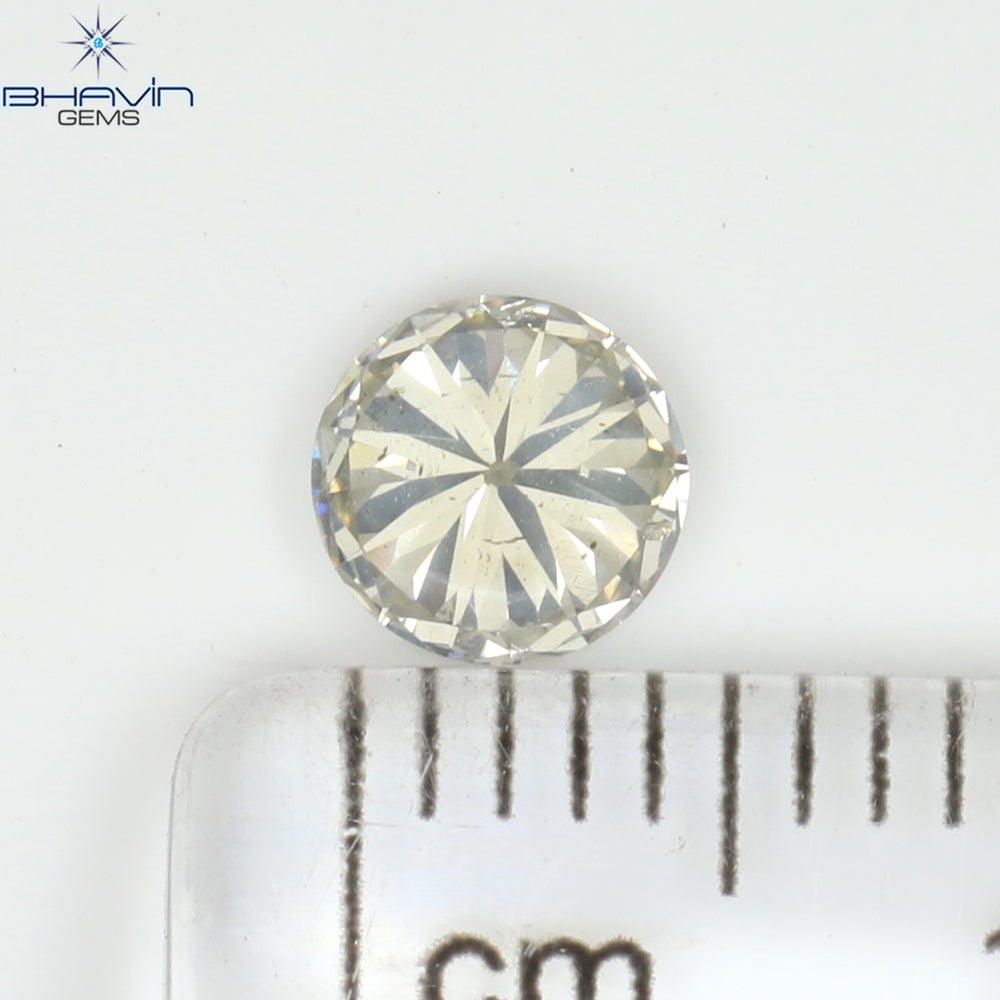 0.51 CT Round Shape Natural Loose Diamond White Color SI2 Clarity (5.00 MM)