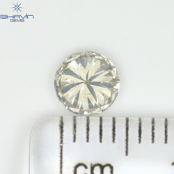 0.51 CT Round Shape Natural Loose Diamond White Color SI2 Clarity (5.00 MM)