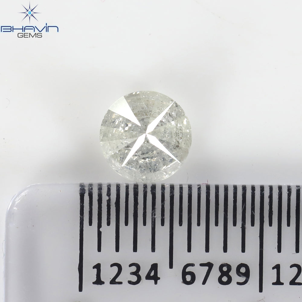 0.53 CT Round Shape Natural Loose Diamond White Color I3 Clarity (5.18 MM)
