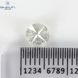 0.53 CT Round Shape Natural Loose Diamond White Color I3 Clarity (5.18 MM)