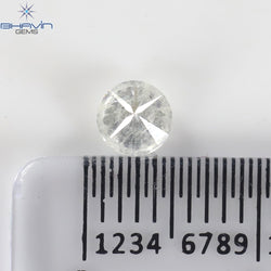 0.36 CT Round Shape Natural Loose Diamond White Color I3 Clarity (4.36 MM)