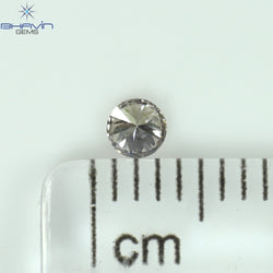 0.08 CT Round Shape Natural Diamond Pink Color VS1 Clarity (2.81 MM)