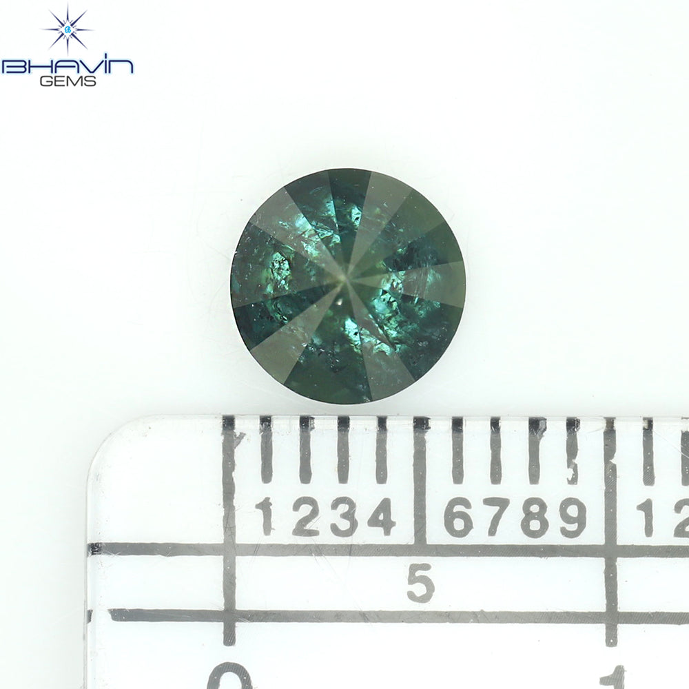 1.17 CT Round Diamond Natural Loose Diamond Blue Color I3 Clarity (6.13  MM)