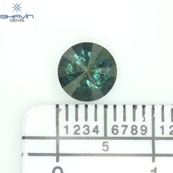 1.17 CT Round Diamond Natural Loose Diamond Blue Color I3 Clarity (6.13  MM)