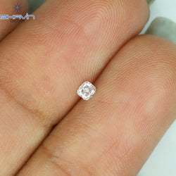 0.05 CT Cushion Shape Natural Diamond White Color VS1 Clarity (2.35 MM)