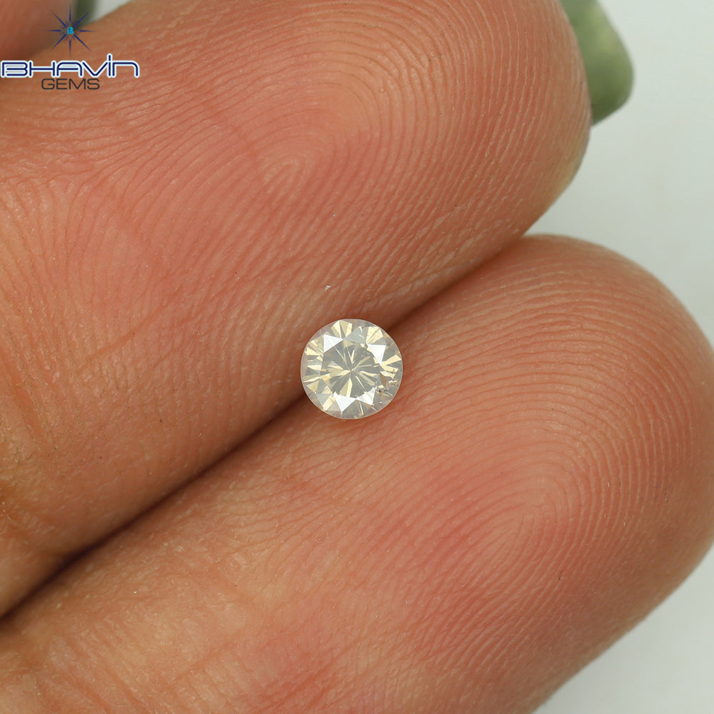 0.12 CT Round Shape Natural Loose Diamond White Color SI1 Clarity (3.20 MM)