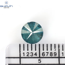 0.70 CT Round Diamond Natural Loose Diamond Blue Color I3 Clarity (5.67 MM)