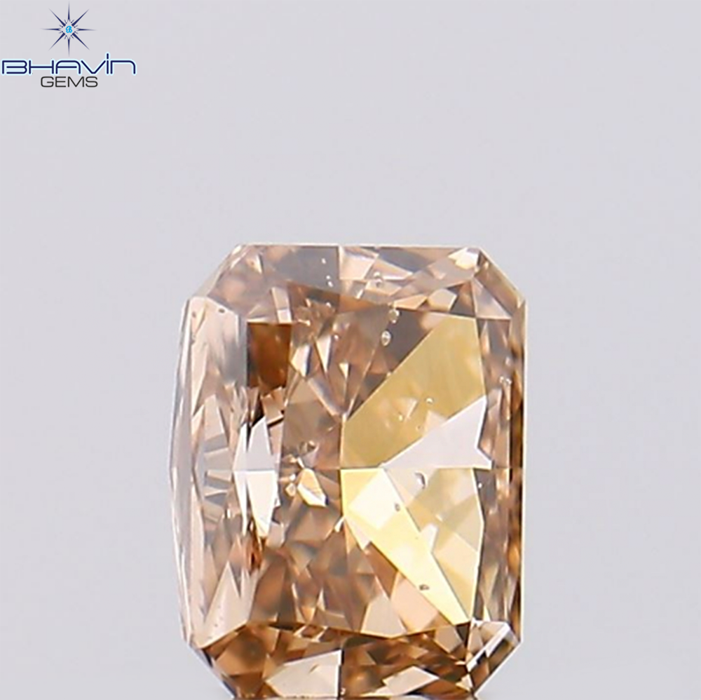 0.41 CT Radiant Diamond Pink (Argyle) Color Natural Loose Diamond SI1 Clarity (4.46 MM)