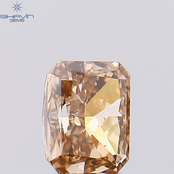 0.41 CT Radiant Diamond Pink (Argyle) Color Natural Loose Diamond SI1 Clarity (4.46 MM)