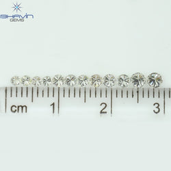 0.66 CT/12 Pcs Round Shape Natural Loose Diamond White Color VS2 Clarity (3.00 MM)
