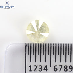 0.39 CT Round Shape Natural Loose Diamond White(M) Color I3 Clarity (4.53 MM)