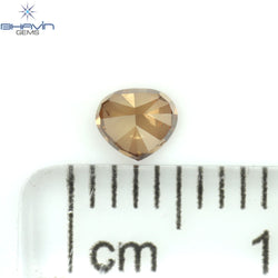 0.22 CT Heart Shape Enhanced Pink Color Natural Loose Diamond SI2 Clarity (3.42 MM)