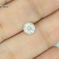 0.56 CT Round Shape Natural Diamond White Color I3 Clarity (5.15 MM)