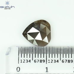 3.02 CT Pear Shape Natural Loose Diamond Brown Color I3 Clarity (10.25 MM)