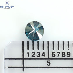 0.25 CT Round Diamond Natural Loose Diamond Blue Color I3 Clarity (3.79 MM)
