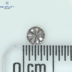 0.08 CT Round Shape Natural Diamond Pink Color VS1 Clarity (2.72 MM)
