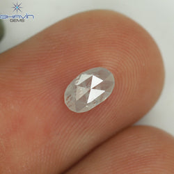0.38 CT Oval Shape Natural Diamond White Color I3 Clarity (5.80 MM)