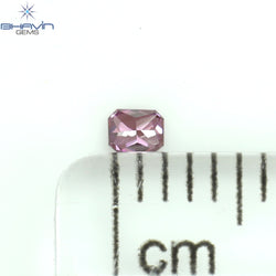 0.04 CT Radiant Diamond Pink Color Natural Diamond Clarity VS1 (2.24 MM)