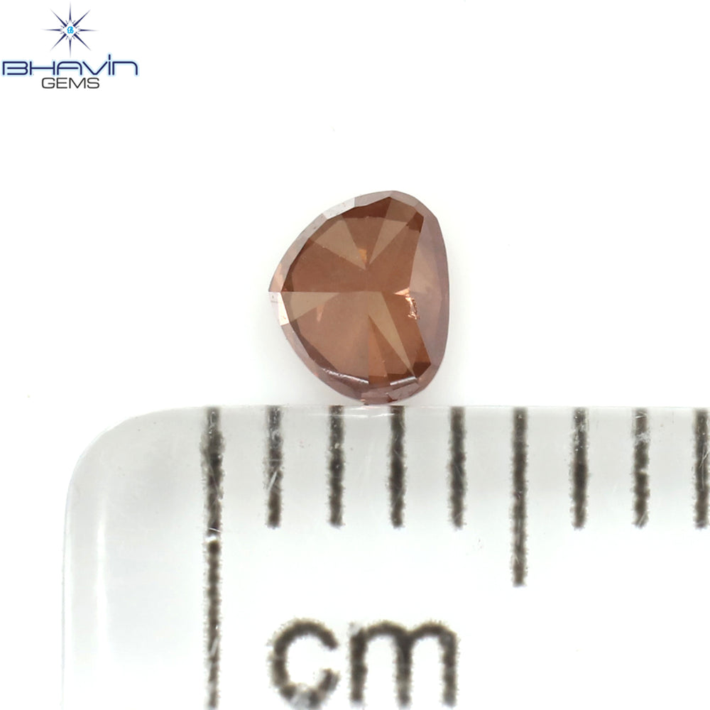 0.15 CT Heart Shape Enhanced Pink Color Natural Loose Diamond SI1 Clarity (3.55 MM)