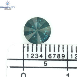 1.18 CT Round Diamond Natural Loose Diamond Blue Color I3 Clarity (6.15 MM)