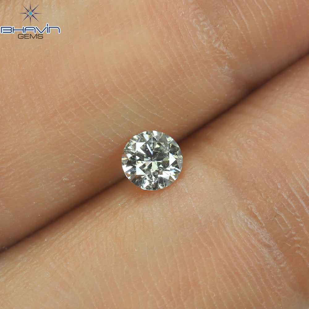 0.25 CT Round Shape Natural Loose Diamond White(H)  Color SI2 Clarity (3.99 MM)