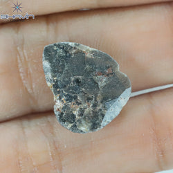 3.16 CT Slice Shape Natural Diamond Salt And Pepper Color I3 Clarity (16.73 MM)