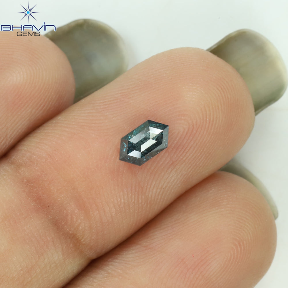 0.19 CT 六角形 天然ダイヤモンド イエロー カラー I2 クラリティ (6.65 MM)