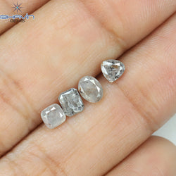 1.26 CT/4 PCS Mix Shape Natural Diamond White Color I3 Clarity (4.20 MM)