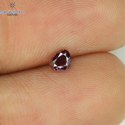 0.17 CT Heart Shape Natural Loose Diamond Pink Color VS1 Clarity (3.55 MM)