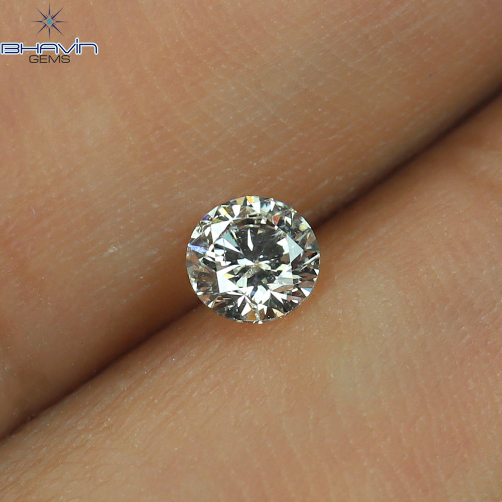 0.24 CT Round Shape Natural Loose Diamond White(G)  Color SI2 Clarity (3.93 MM)